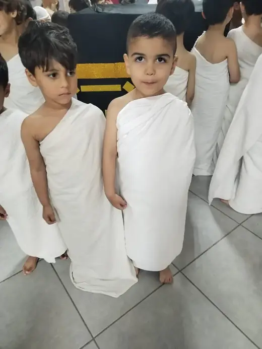 Élèves du préscolaire d’Ajial Jebrane lors d’un atelier pédagogique