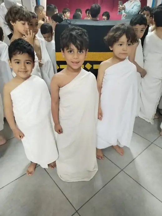 Élèves du préscolaire d’Ajial Jebrane lors d’un atelier pédagogique